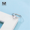 Messi Gems Großhandel 1 Karat DEF Moissanit-Diamant-Hochzeitsring aus 925er Sterlingsilber