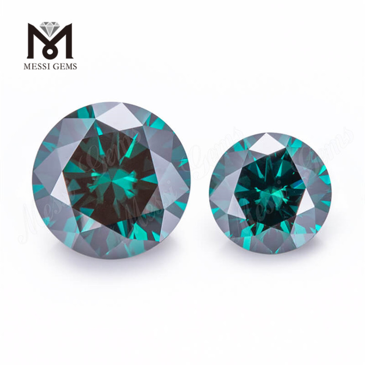 1–3 Karat Moissanit-Diamant, Großhandelspreis, blaugrüner Moissanit