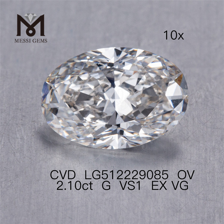2,1 ct G lose künstliche Diamanten im CVD-Labordiamanten im Großhandel
