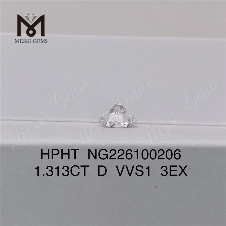 1,313 CT D HPHT künstlich hergestellter Diamant VVS1 3EX, Herstellerpreis für im Labor gezüchtete Diamanten