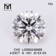 4,53 CT G VS1 2EX im Labor gezüchteter Diamant CVD