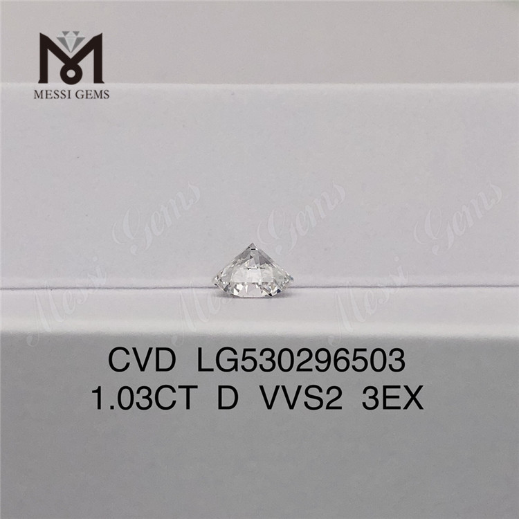 1,03 CT D VVS Bester loser Labordiamant 3EX CVD-Diamanten 