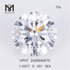 1,03 CT D VS1 3EX runder loser Labordiamant, weißer loser Labordiamant