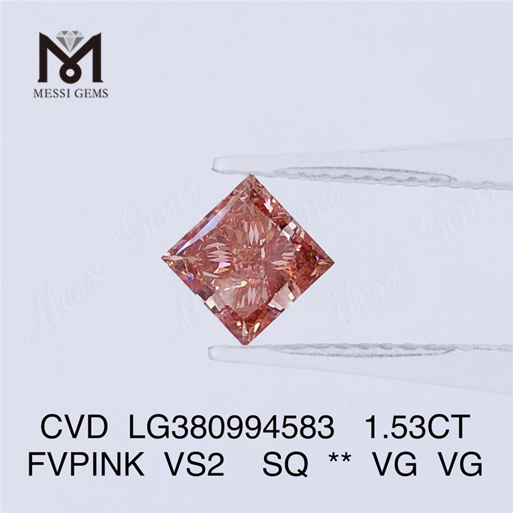 1,53 CT FVPINK VS2 SQ Labordiamant Großhandel CVD LG380994583