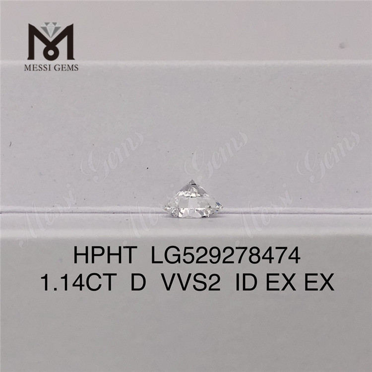 1,14 ct D VVS2 ID EX EX Runde künstliche Diamanten bester Qualität