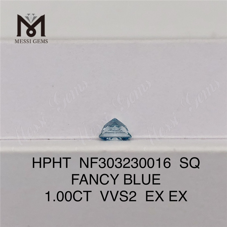 1 ct VVS2 SQ FANCY BLUE Labordiamant HPHT NF303230017