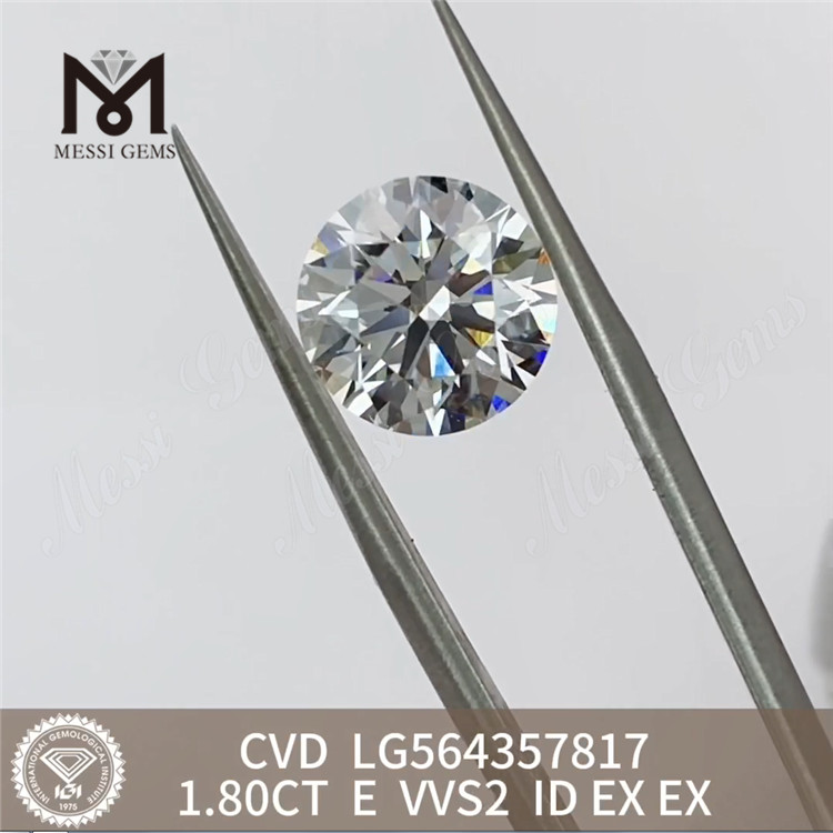 1,80 CT E VVS2 ID EX EX vvs CVD-Diamant Hochwertige, im CVD-Labor erstellte Diamanten LG564357817