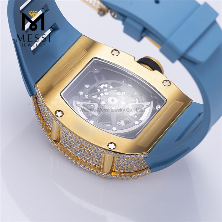 Pass Tester Custom D Color VVS Iced Out Moissanit Diamond Brand Watch