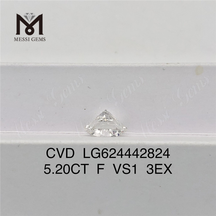 5.20CT F VS1 3EX Im Labor hergestellte Diamanten CVD LG624442824丨Messigems