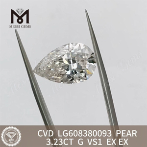 3,23 ct IGI-Zertifikat für Diamanten in VS-Qualität, erschwingliche CVD-Diamanten für Schmuckdesigner丨Messigems LG608380093