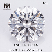 8,27 CT G VVS2 ID EX EX CVD-Diamanten stärken Ihr Schmuckgeschäft LG602336106丨Messigems