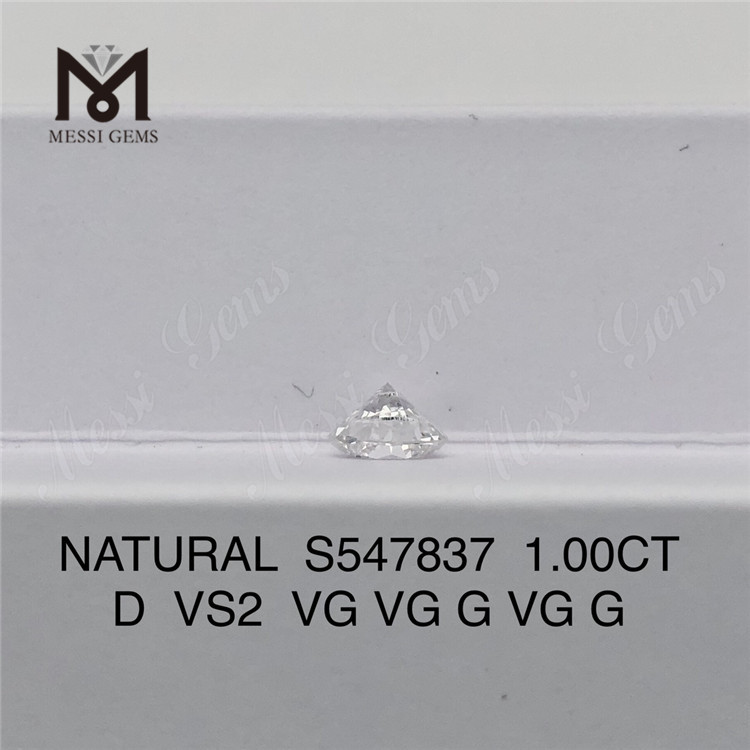 1,00 CT D VS2 VG VG G VG G Atemberaubende 1 Karat natürliche Diamanten enthüllen Luxus S547837 丨Messigems