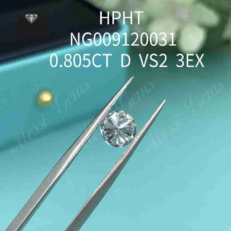 0,805 Karat D/VS2 Diamanten 3EX