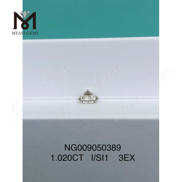 I-Farbe, loser Edelstein, synthetischer Diamant, 1,020 ct SI1 RD-Form