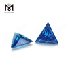 Hochwertige Dreiecksform 12 * 12 mm blauer Topas CZ Zirkonia Stein Preis