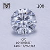 1,10 Karat F VS2 runde BRILLIANT EX Cut HPHT-Labordiamanten
