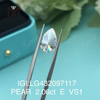 2,06 Karat E/VS1 birnenförmige, im Labor gezüchtete Diamanten FAIR VG