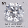  3,03 CT G SI1 3VG CVD-Labordiamant in runder Form