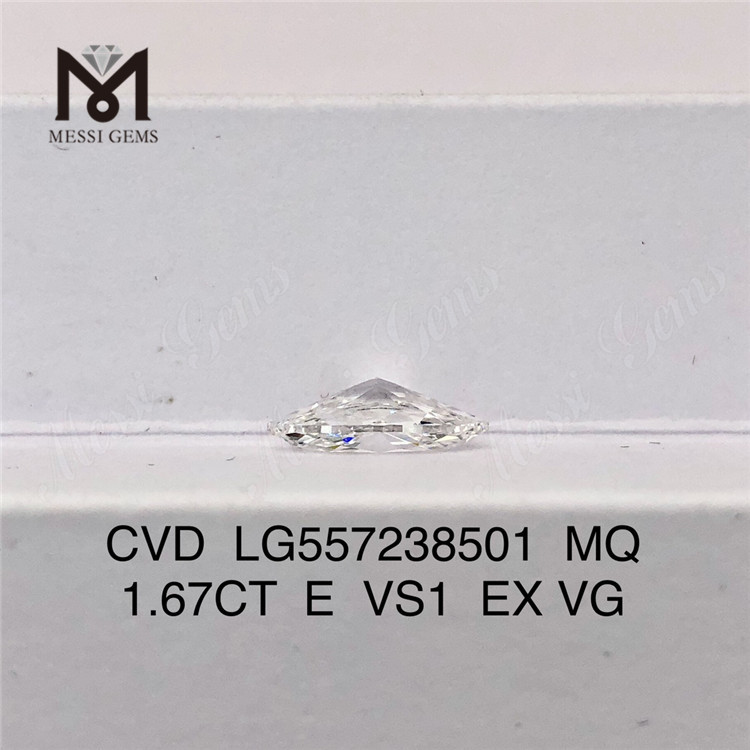 1,67 CT E VS1 EX VG Marquise-Labordiamant, hochwertiger Fabrikpreis