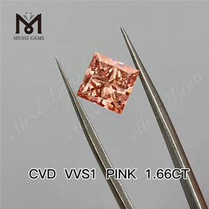 1,66 ct synthetischer rosafarbener SQ-Labordiamant, im Labor gezüchtete Diamanten zum Großhandelspreis
