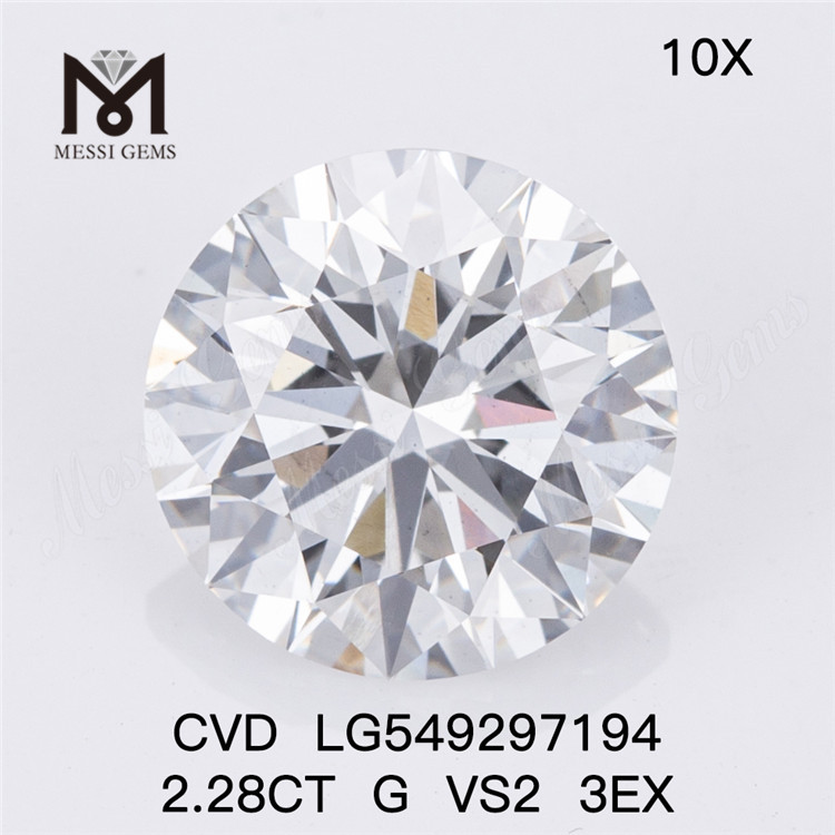 2,28 CT G VS2 3EX CVD RD Labordiamant zum Neupreis