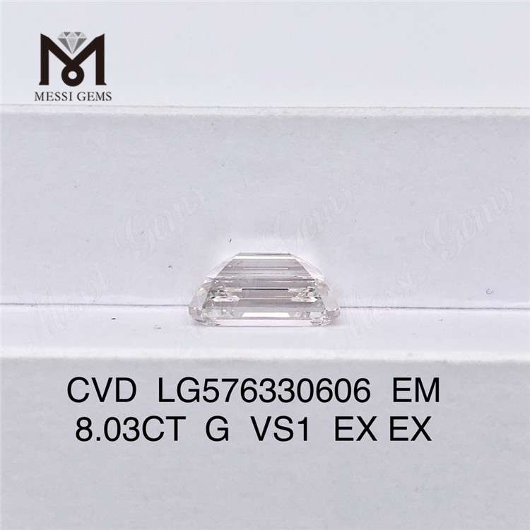 8,03 CT G VS1 EX EX EM-Labor erstellte simulierte Diamant-CVD LG576330606