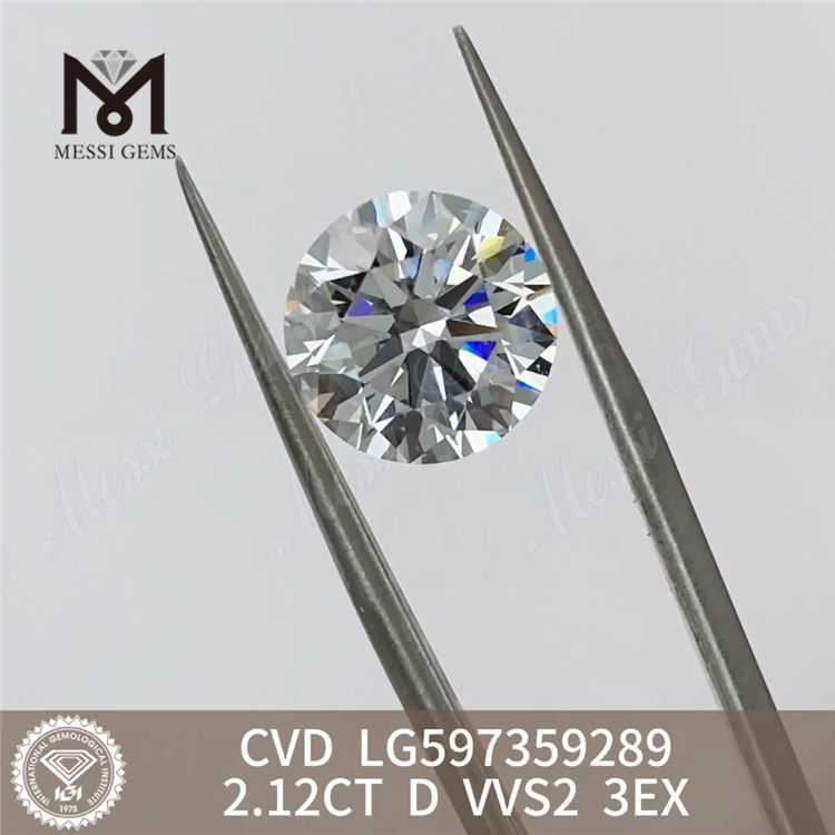 2.12CT D VVS2 3EX 2ct Cvd Lab Grown Diamond Preis LG597359289