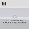 1,80 CT E VVS2 ID EX EX vvs CVD-Diamant Hochwertige, im CVD-Labor erstellte Diamanten LG564357817