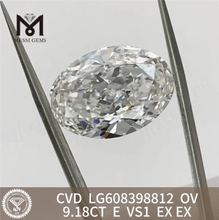9,18 CT E VS1 OV IGI-zertifizierte Labordiamanten IGI-zertifizierte Brillanz丨Messigems LG608398812