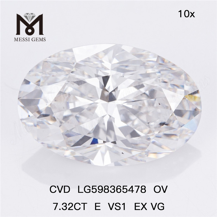7,32 CT E VS1 EX VG OV CVD-Diamant online LG598365478丨Messigems