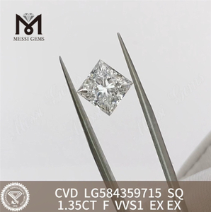 1,35 CT F SQ VVS1 Diamantzertifikat IGI für jeden Anlass丨Messigems LG584359715 