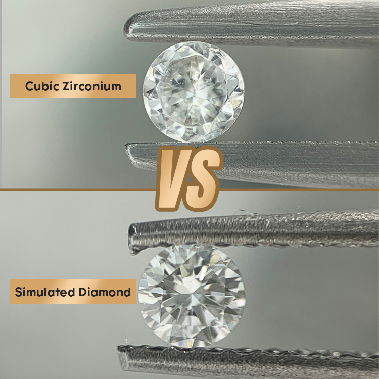 Simulierter Diamant vs. CZ