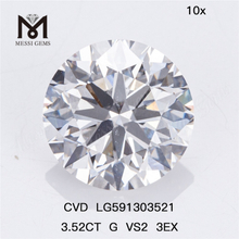 3,52 CT G VS2 3EX CVD Bulk Lab-Create Diamonds Qualität trifft Quantität LG591303521丨Messigems