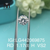 1,17 Karat H VS2 IDEAL RUND BRILLIANT 1 Karat Diamant im Labor