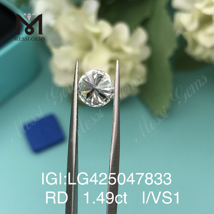 1,49 Karat I/VS1 3VG Runder 1,5 Karat Labordiamant