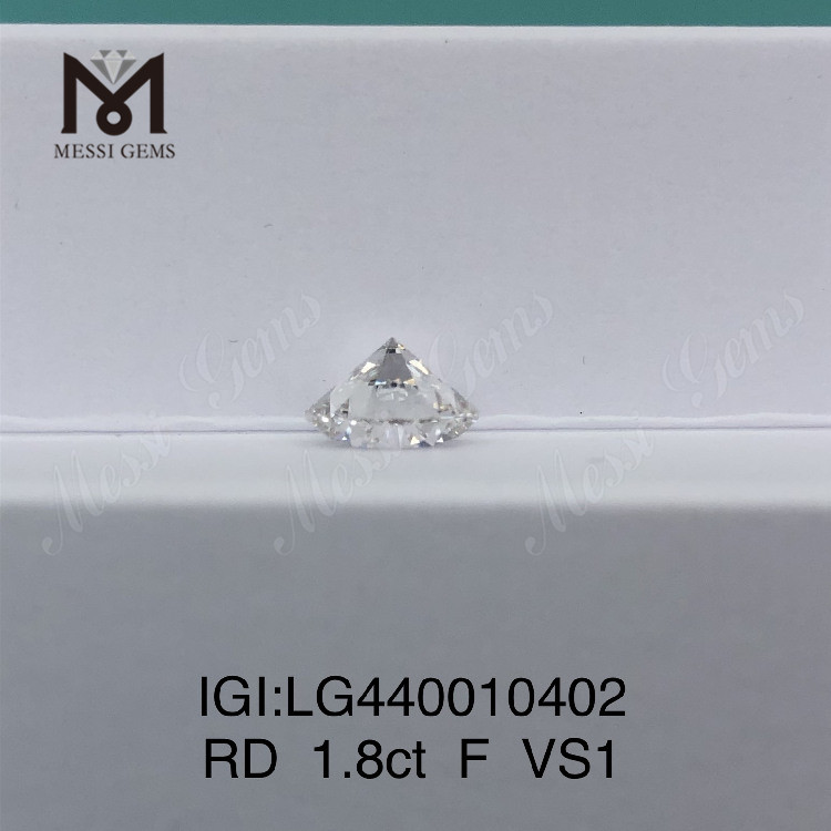 1,8 Karat F VS2 3EX Runde, online im Labor gezüchtete Diamanten