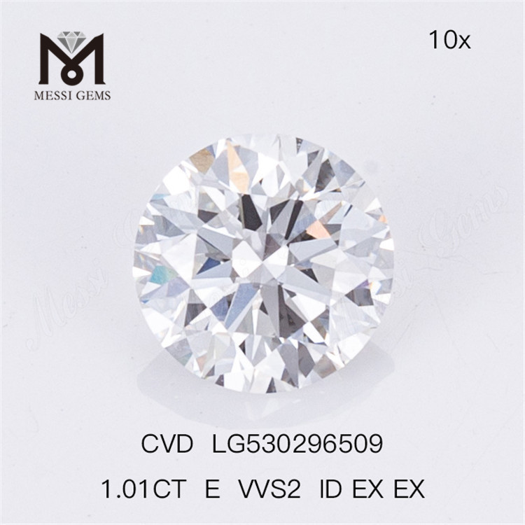 1,01 ct E VVS2 loser Labordiamant VS RD billiger künstlicher Diamant CVD