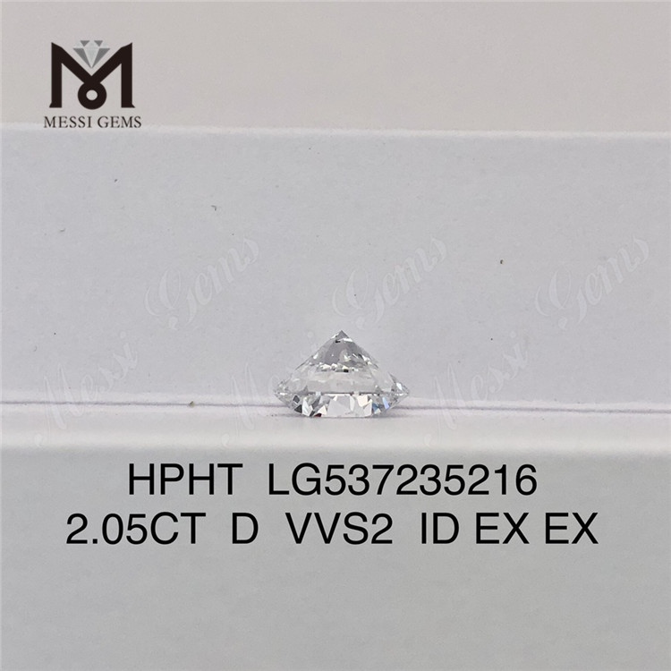 2,05 CT D VVS bester loser HPHT-Labordiamant, 2 Karat künstlicher Diamant im Angebot