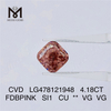 4,18 CT FDBPINK SI1 CU-Schliff CVD-Diamanten Großhandel LG478121948