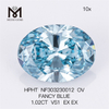1,02 CT OV FANCY BLUE VS1 Großhandel im Labor gezüchteter Diamant HPHT NF303230012