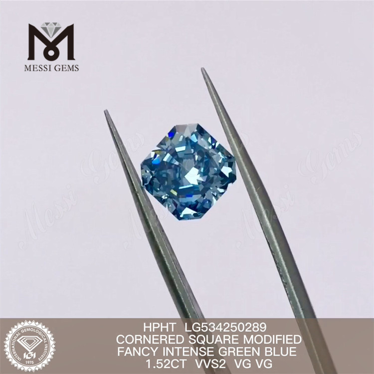 1,52 CT VVS Grün Blau Lose Labordiamanten HPHT Lab Grown Diamonds Zum Verkauf LG534250289