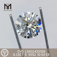 8,15 CT E VVS2 ID lose hergestellte Diamanten CVD LG631425358丨Messigems