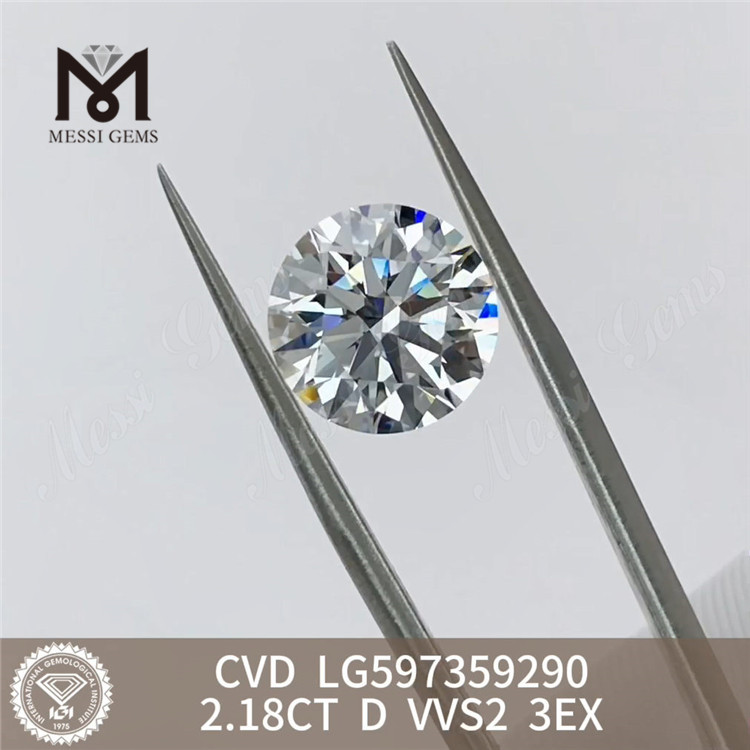 2,18 CT D VVS2 3EX Schillernder Vvs Cvd Lab Grown Diamond Preis LG597359290 