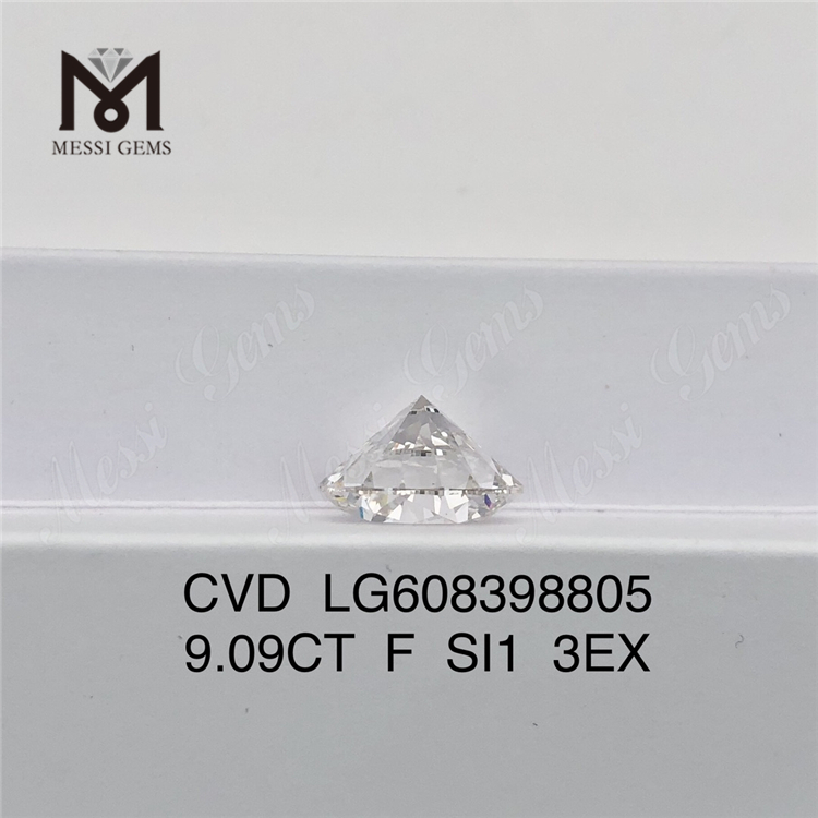 9,09 CT F SI1 3EX CVD Lab Grown Diamond China IGI Certified Perfection丨Messigems LG608398805