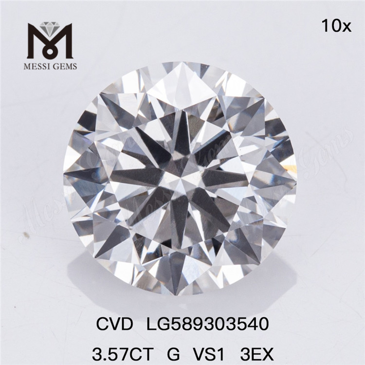 3.57CT G VS1 3EX Veredeln Sie Ihre Schmuckdesigns mit CVD-Diamant LG589303540丨Messigems