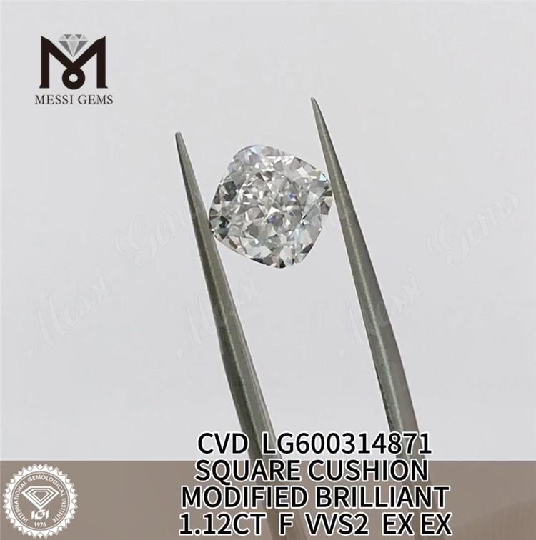 1,12 CT F VVS2 CVD-Kissen, 1 Karat CVD-Diamant, Preis: Messigems LG600314871