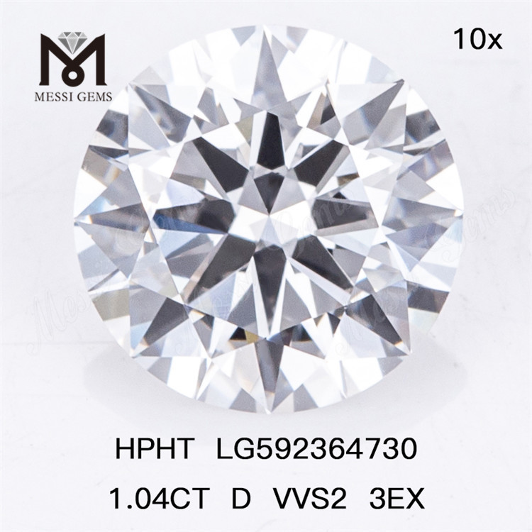 1,04 CT D VVS2 3EX VVS HTHP-Diamanten HPHT LG592364730