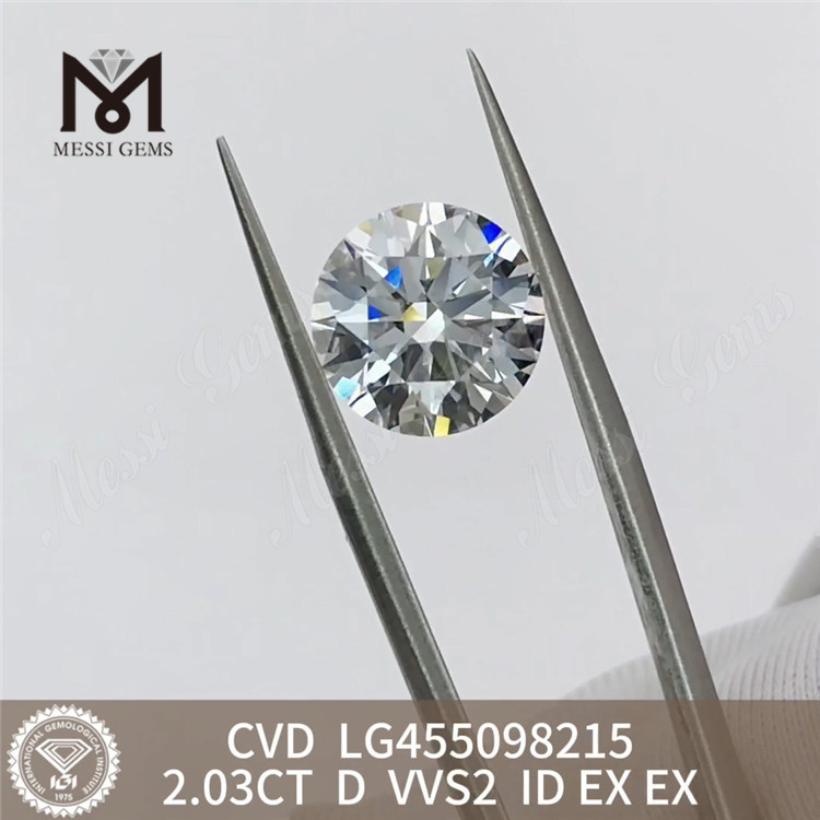 2,03 CT D VVS2 2ct IGI-zertifizierte Diamanten Großhandelspreise丨Messigems LG455098215 