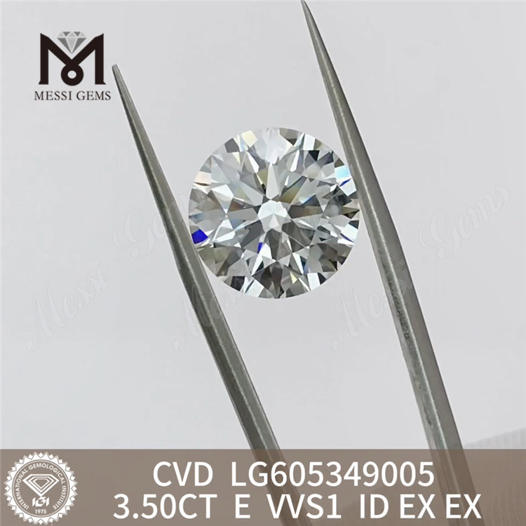 3.50CT E VVS1 Igi-zertifizierte Diamanten 3ct CVD Wholesale Brilliance LG605349005丨Messigems