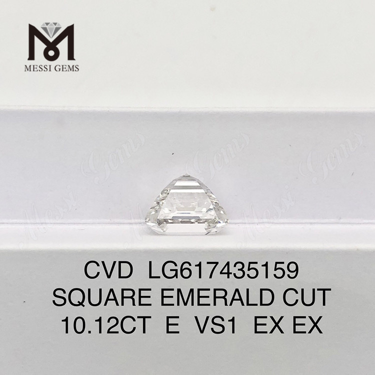 10,12 CT E VS1 QUADRATISCHER EMERALD-SCHLIFF kaufen CVD-Diamant Qualitätsinvestition丨Messigems CVD LG617435159